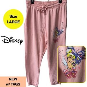 NEW w TAGS 🏷️ DISNEY’s Tinkerbell Joggers (Women’s Size Large)